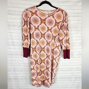 KATE QUINN BATIK LONG SLEEVE DRESS, SZ LARGE